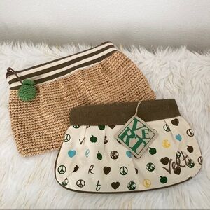 Lot of Two Vert Clutch Bags